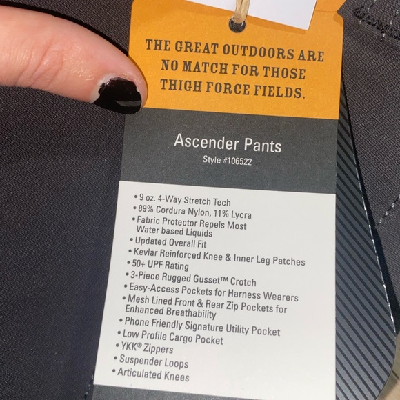 Arbor Wear Ascender Pants (for hiking and outdoor activities) - Picture 1 of 9